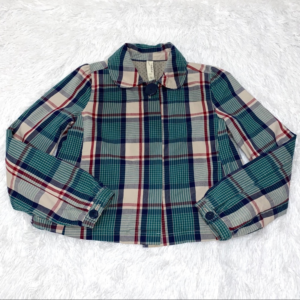 Fossil Plaid Jacket